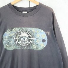 画像1: 90's MEGADETH USA製 "Cryptic Writings World Tour" ヘヴィメタルバンドツアーロンT BLACK XL (1)