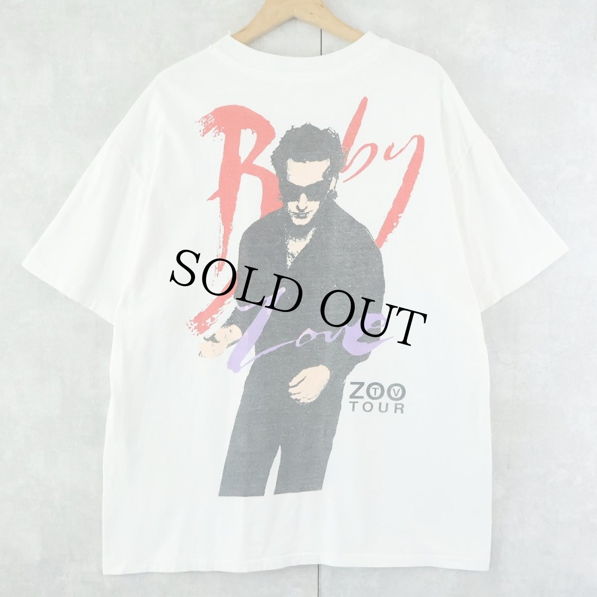 画像2: 90's U2 USA製 "ZOO TV TOUR" ロックバンドツアーTシャツ XL (2)
