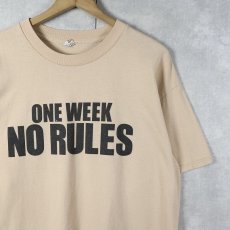 画像1: Hall Pass "ONE WEEK NO RULES" コメディ映画プリントTシャツ L (1)