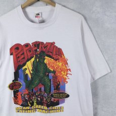 画像1: 90's USA製 "PEPPERZILLA" キャラクターパロディプリントTシャツ L (1)