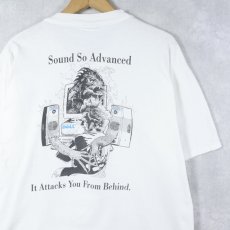画像1: Altec Lansing "Sound So Advanced It Attacks You From Behind." 音響機器メーカー プリントTシャツ L (1)
