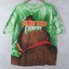 画像2: 90's Nintendo USA製 "DONKEY KONG COUNTRY" 大判 ゲームプリントTシャツ ONESIZE (2)