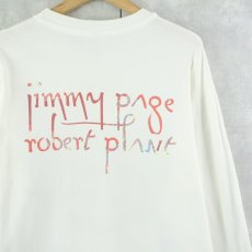 画像2: 90's Jimmy Page & Robert Plant "No Quarter (Zoso) World Tour" ロックバンドツアーロンT L (2)