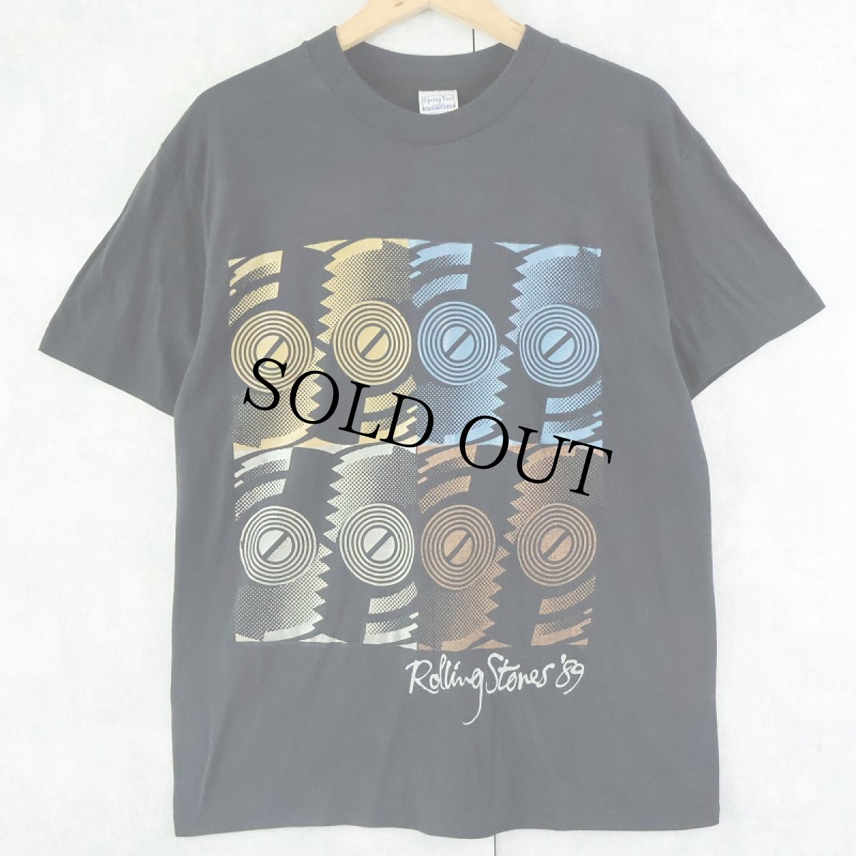 画像1: 80's The Rolling Stones USA製 "THE NORTH AMERICA TOUR" ロックバンドツアーTシャツ BLACK L (1)
