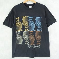 画像1: 80's The Rolling Stones USA製 "THE NORTH AMERICA TOUR" ロックバンドツアーTシャツ BLACK L (1)