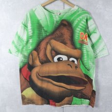 画像1: 90's Nintendo USA製 "DONKEY KONG COUNTRY" 大判 ゲームプリントTシャツ ONESIZE (1)