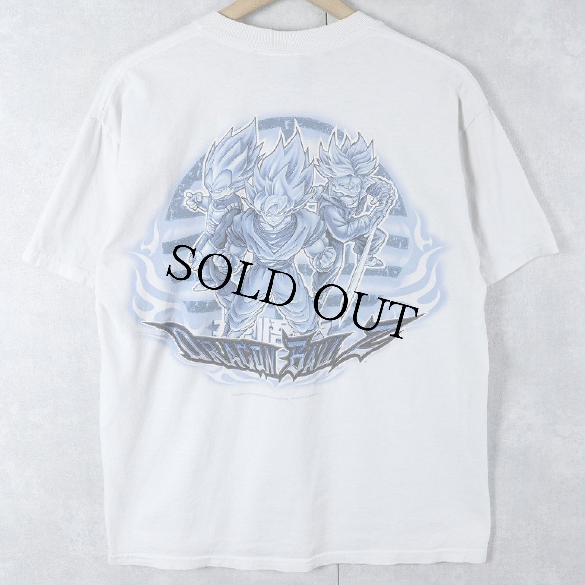 画像1: 2000's DRAGONBALL Z アニメキャラクタープリントTシャツ M (1)