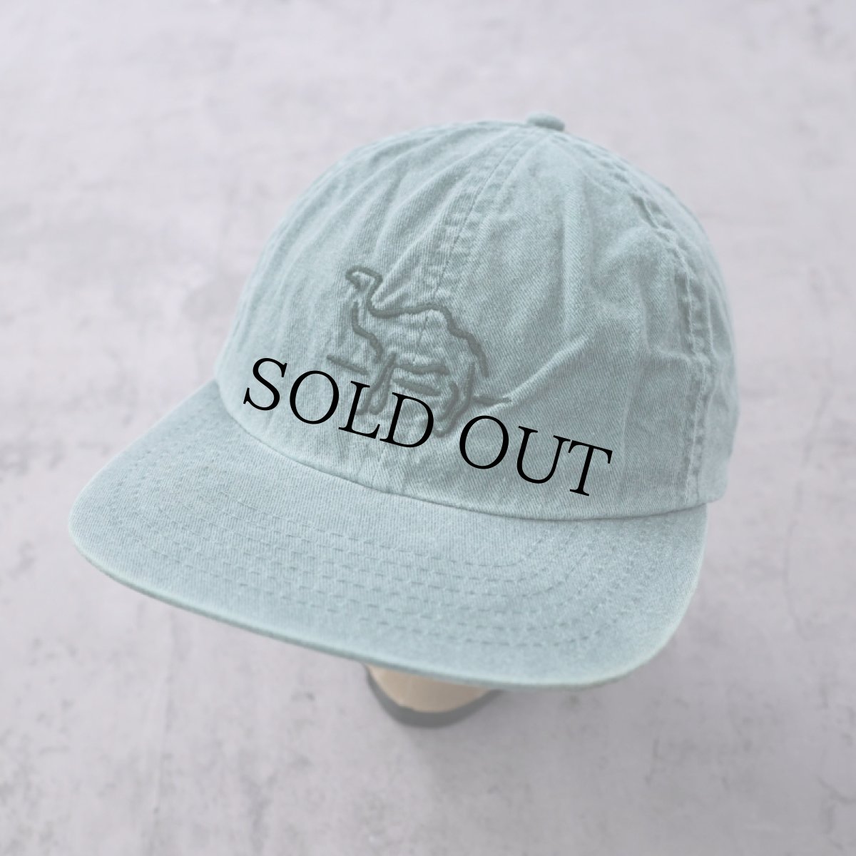 画像1: CAMEL タバコ企業 ロゴ刺繍 コットンキャップ (1)