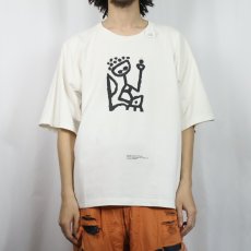 画像3: 【SALE】 Paul Klee "MUMON sinks drunken into a chair" アートプリントTシャツ (3)