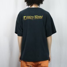画像3: TRINITY BLOOD キャラクタープリントTシャツ BLACK XL (3)