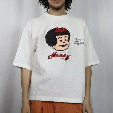 画像2: 90's USA製 "Nancy” サイン入り キャラクタープリントTシャツ L (2)