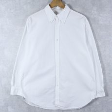 画像1: Brooks Brothers USA製 マチ付き ボタンダウンオックスフォードシャツ SIZE16 1/2-32 (1)