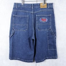 画像1: WU WEAR デニムペインターショーツ W37 (1)