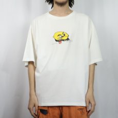 画像2: 【SALE】 90's Ronnie Cutrone USA製 "THE LEMON N.Y.C" ポップアート プリントTシャツ L (2)