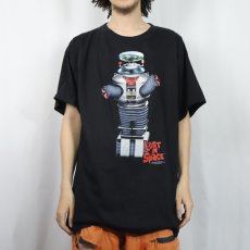 画像2: 90's Lost in Space SF映画 プリントTシャツ BLACK XL (2)