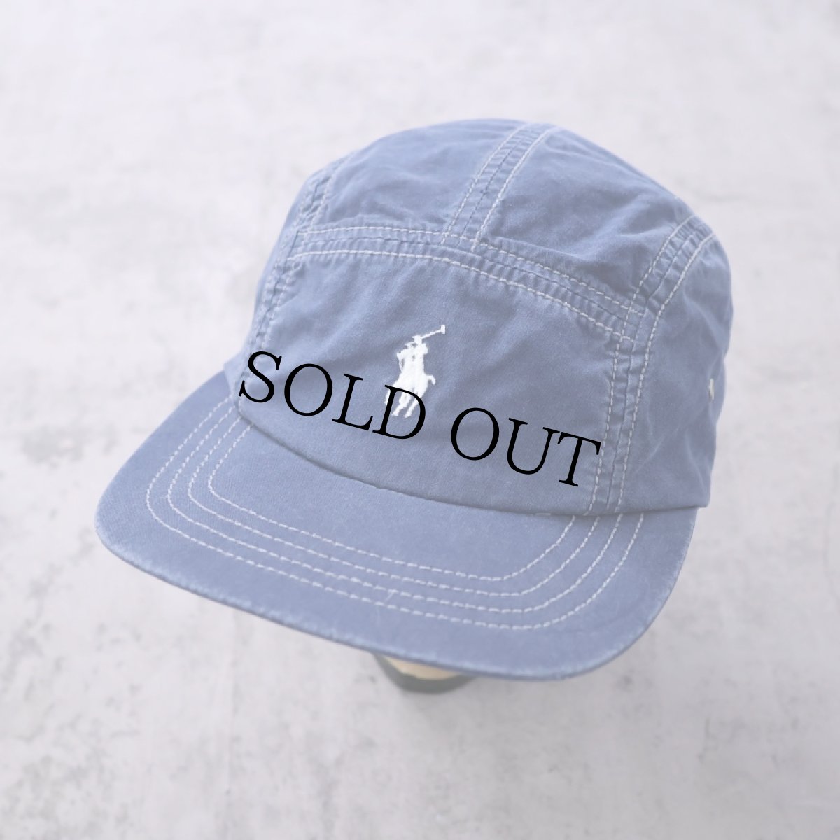 画像1: POLO Ralph Lauren ステッチデザイン コットンキャップ ONESIZE (1)
