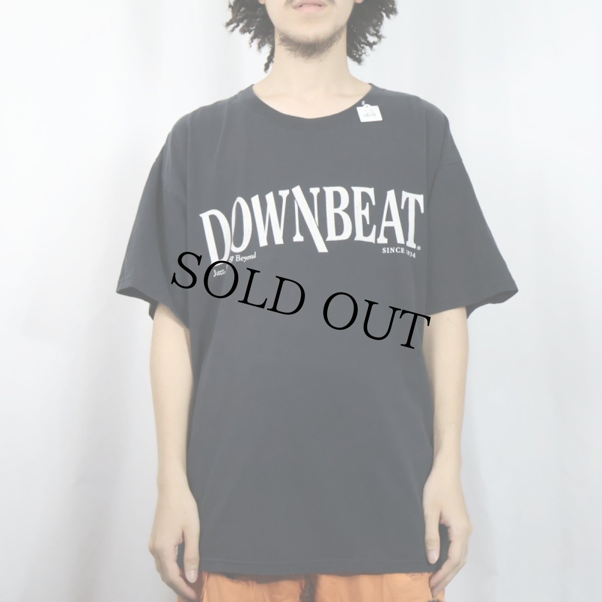 画像3: DOWNBEAT ジャズ雑誌 プリントTシャツ BLACK XL (3)