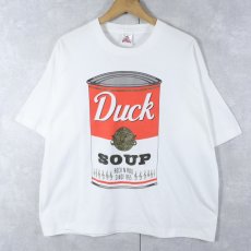 画像1: 90's USA製 "DUCK SOUP ROCK N' ROLL SINCE 1955" パロディプリントTシャツ XL (1)