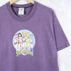 画像1: 90〜2000's 美少女戦士セーラームーン アニメプリントTシャツ M (1)