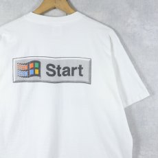 画像2: 90's Microsoft CANADA製 "Windows 95" コンピューター企業 プリントTシャツ XL (2)