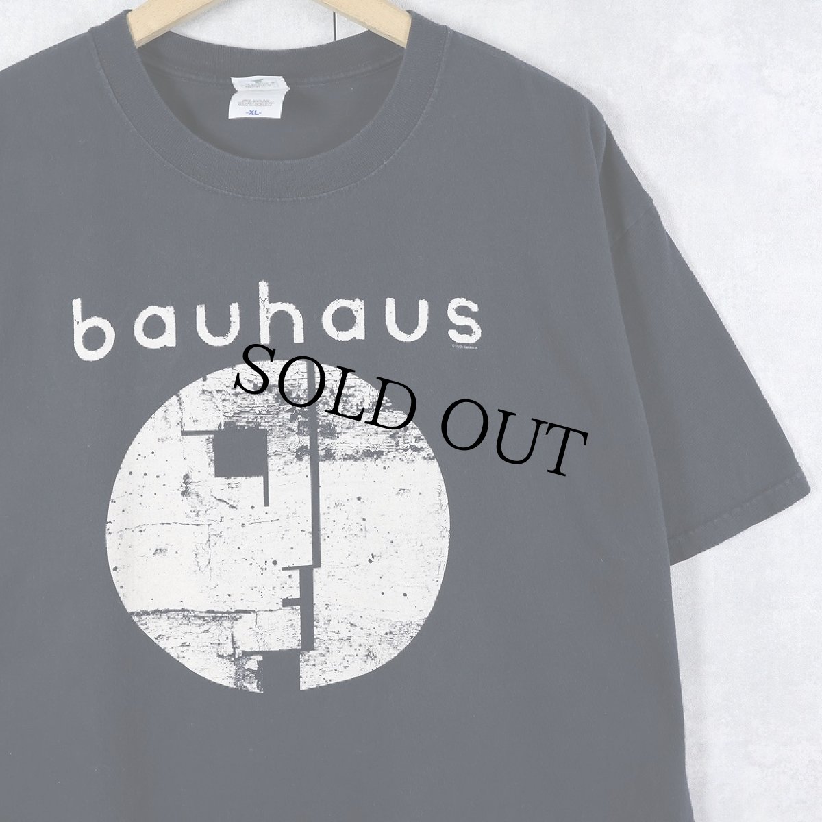 画像1: 2000's bauhaus ロックバンド プリントTシャツ BLACK XL (1)