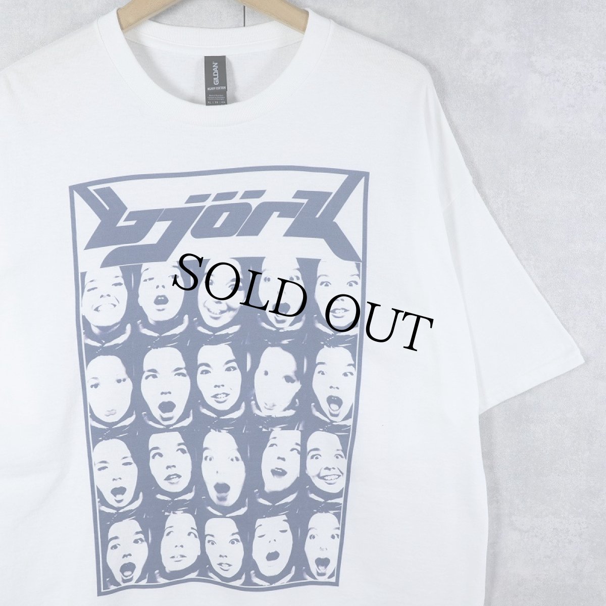 画像1: Bjork ミュージシャン プリントTシャツ XL (1)