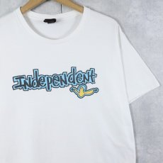 画像1: INDEPENDENT×GONZ BAR ロゴプリントTシャツ L (1)