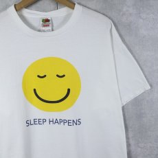 画像1: Select Comfort "SLEEP HAPPENS" 寝具メーカープリントTシャツ XL (1)