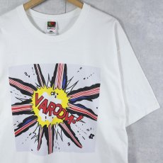 画像1: 2000's Roy Lichtenstein "Varoom!" アートプリントTシャツ XL (1)