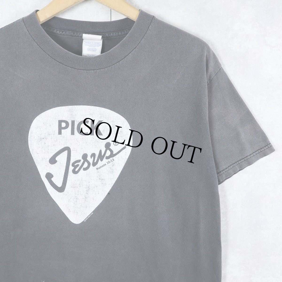 画像1: Pick Jesus (Romans 10:13) ジーザス パロディプリントTシャツ M (1)
