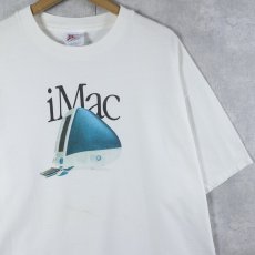 画像1: Apple iMac "Think different." 企業ロゴプリントTシャツ XL (1)