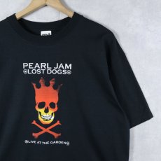 画像1: 2003 PEARL JAM "LOST DOGS" オルタナティブロックバンド アルバムTシャツ BLACK L (1)