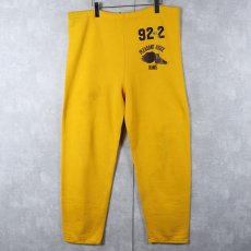 画像3: 80's RUSSELL ATHLETIC USA製 "PLEASANT RIDGE RAMS" ウイングフット スウェットパンツ L (3)
