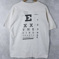 画像2: 90's The Fixx USA製 "Elemental" サイン入り ロックバンドアルバムTシャツ XL (2)