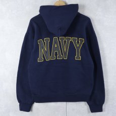 画像2: SOFFE USA製 "U.S.NAVY" リフレクタープリントスウェットフーディー NAVY S (2)