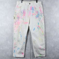 画像1: Dickies ペンキペイント ペインターパンツ W35 (1)