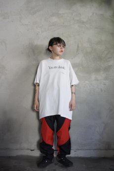 画像2: 90's "You are dumb." プリントTシャツ XL (2)