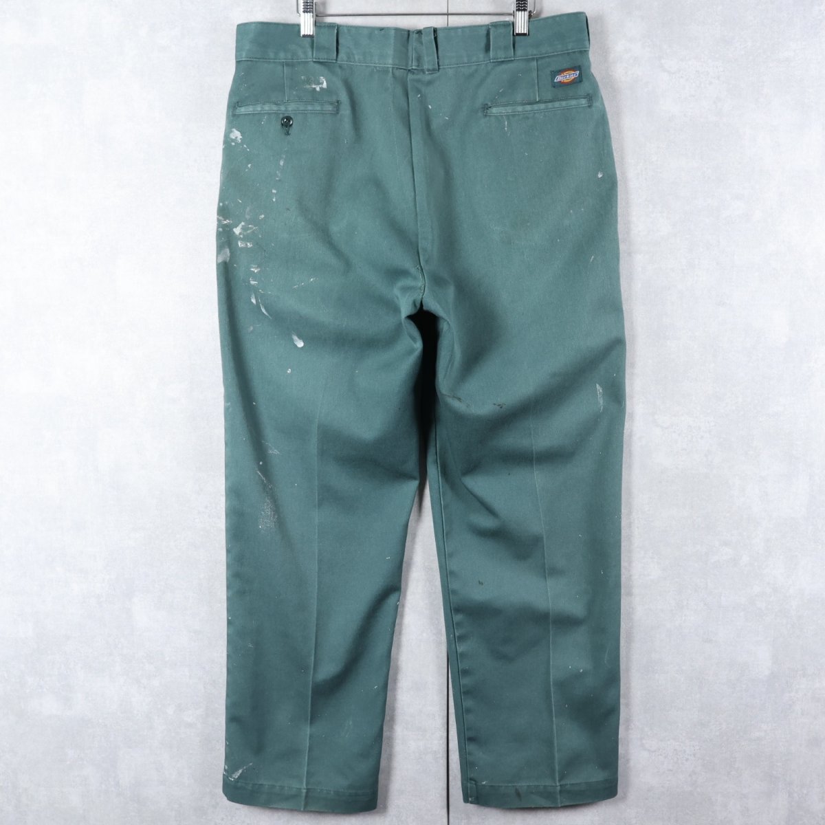 画像2: 80's Dickies USA製 ペンキペイント ワークパンツ W36 (2)