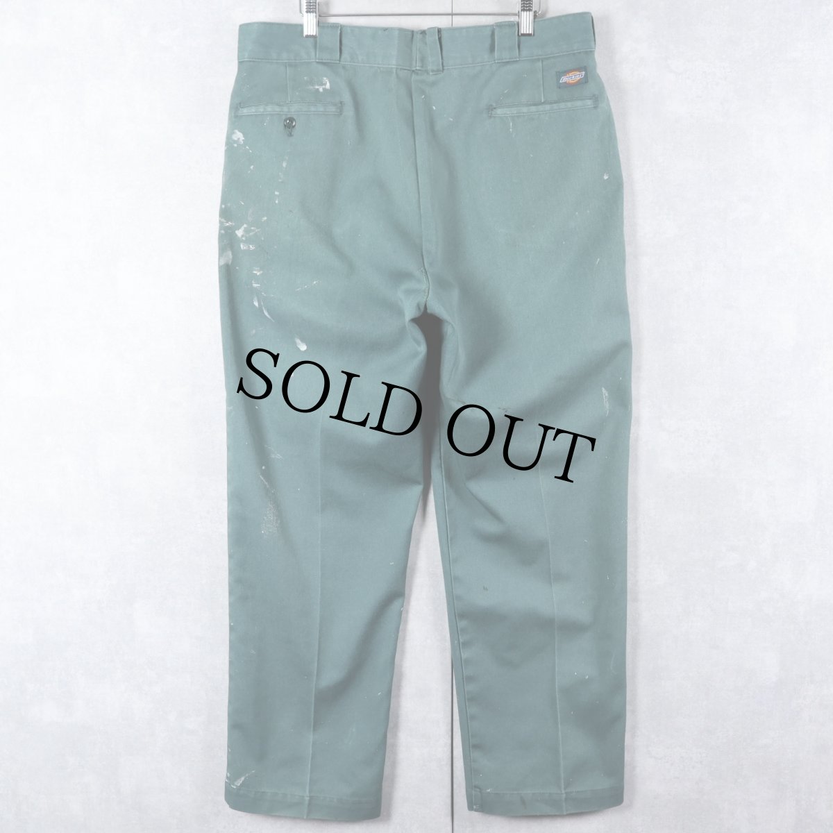 画像2: 80's Dickies USA製 ペンキペイント ワークパンツ W36 (2)