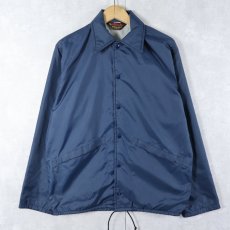 画像1: 70's Pla-Jac by Dunbrooke USA製 ナイロンコーチジャケット NAVY (1)