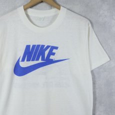 画像1: 80's NIKE 社外タグ "SUN RUN" プリントTシャツ L (1)