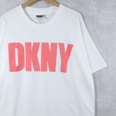画像1: 90's DKNY USA製 ロゴプリントTシャツ ONESIZE (1)