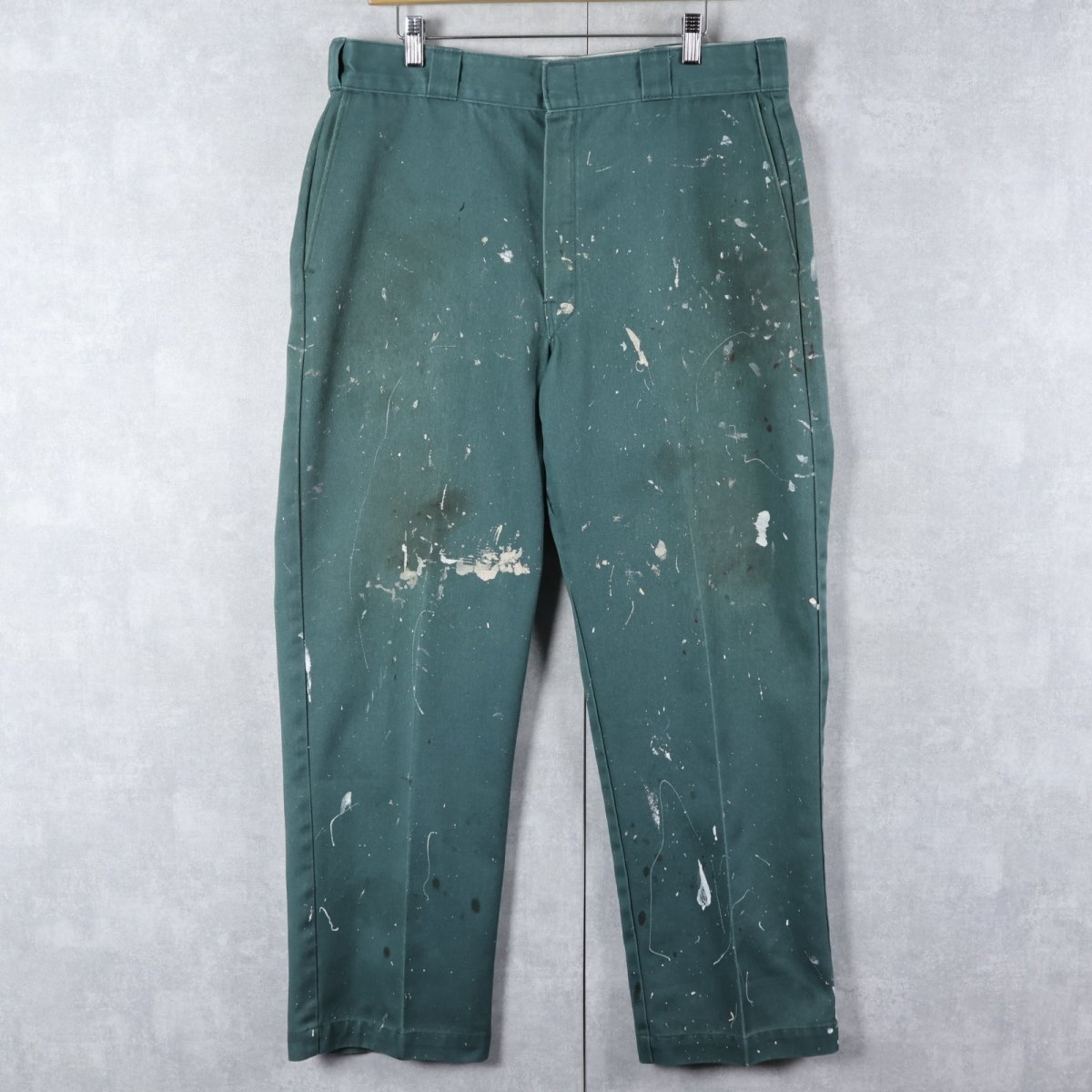 画像1: 80's Dickies USA製 ペンキペイント ワークパンツ W36 (1)