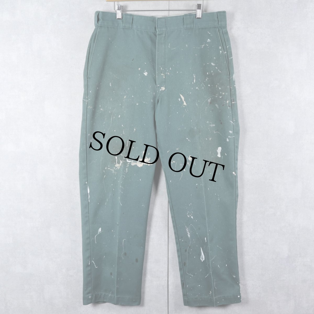 画像1: 80's Dickies USA製 ペンキペイント ワークパンツ W36 (1)