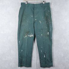 画像1: 80's Dickies USA製 ペンキペイント ワークパンツ W36 (1)