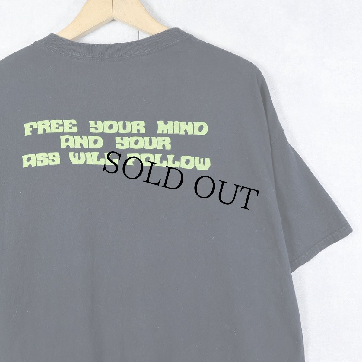 画像2: FUNKADELIC "Maggot Brain" ファンクバンドプリントTシャツ BLACK  (2)