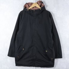 画像1: LAUREN Ralph Lauren 千鳥格子柄 リバーシブル コットンジャケット L (1)