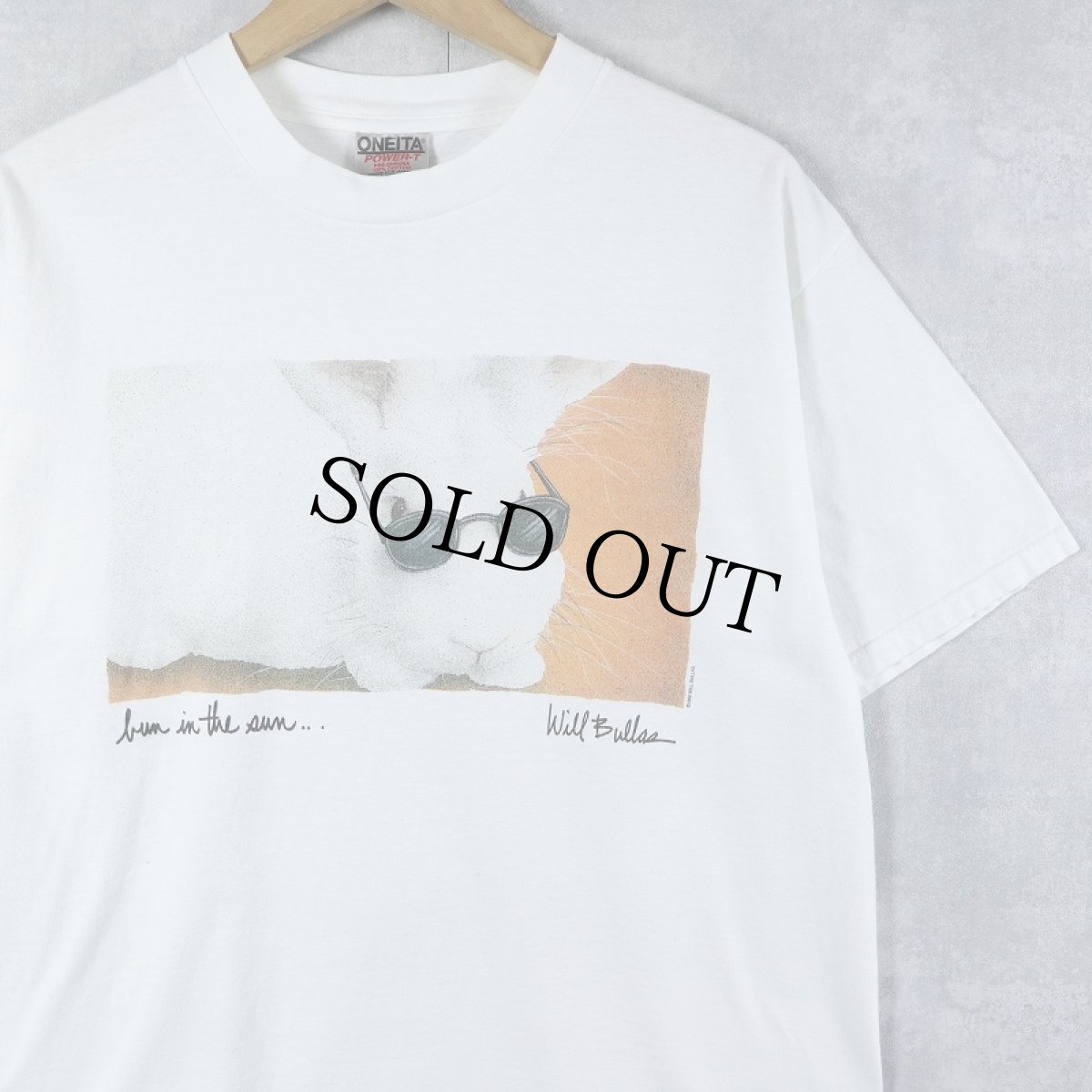 画像1: 90's Will Bullas "bun in the sun..." アートプリントTシャツ L (1)