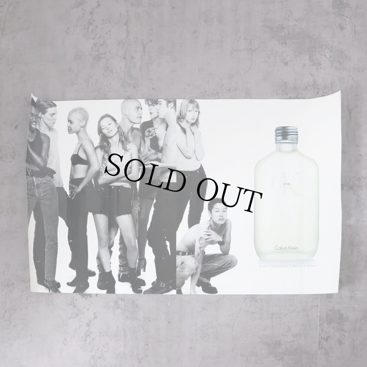 画像1: 90's Calvin Klein "Fragrance" Advertising poster  (1)