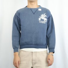 画像2: 50〜60's "St.MARK LUTHERAN" 前V ラバープリントスウェット (2)